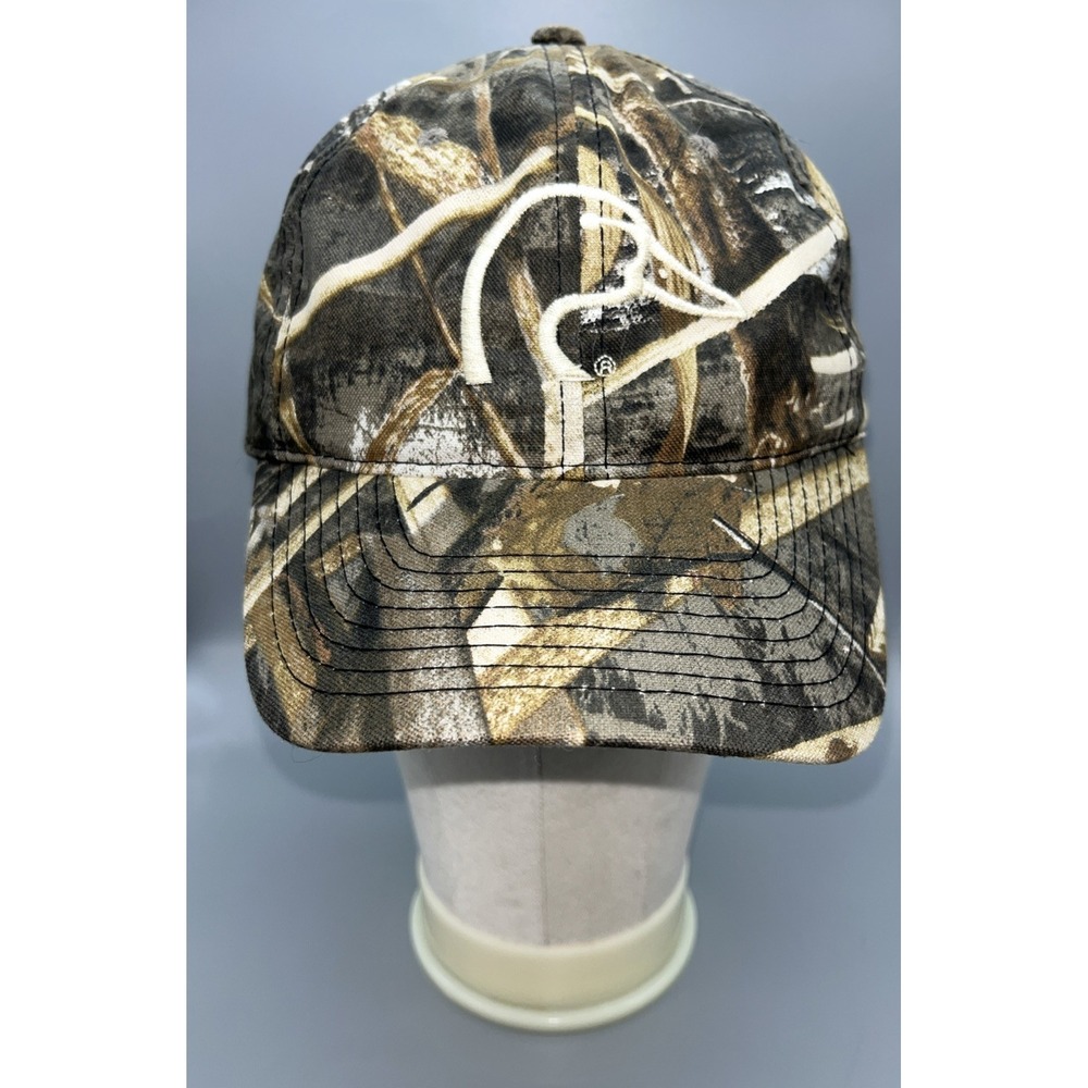 Ducks Unlimited Outdoor Camo One Size Fits Most Embroidered‎ Duck Hat Cap